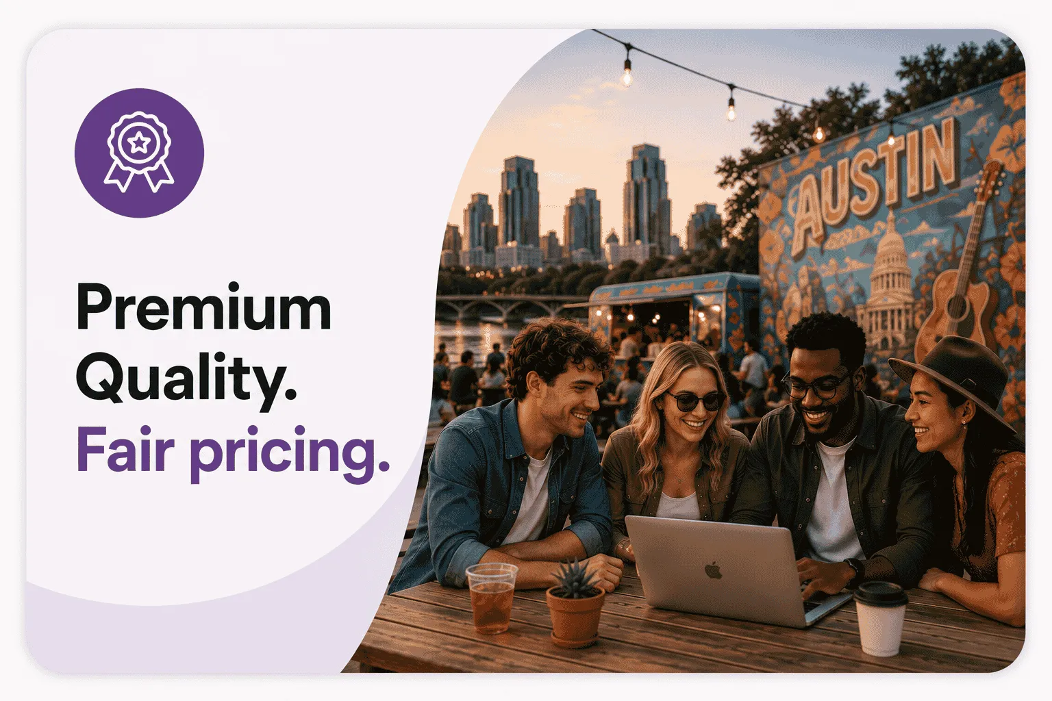 Fair pricing - premium web design without the premium cost
